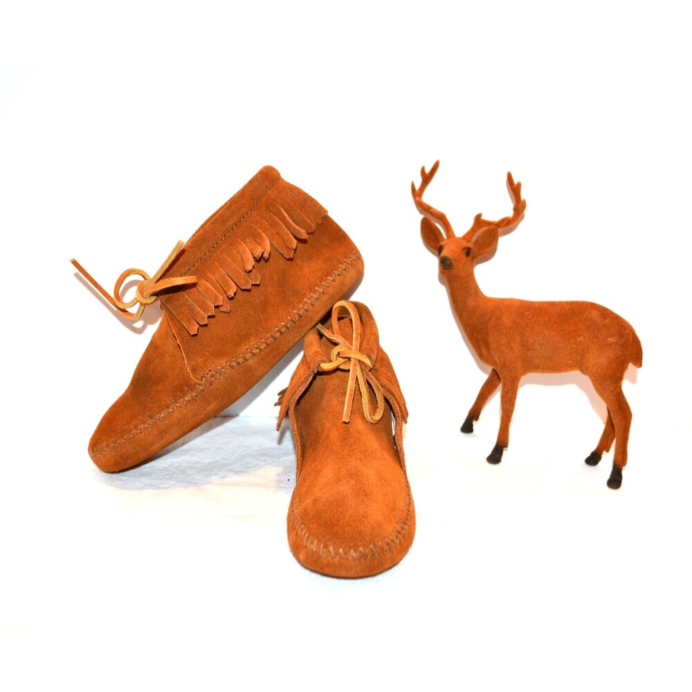 Vintage Minnetonka Bootie with Fringe Unisex Kids